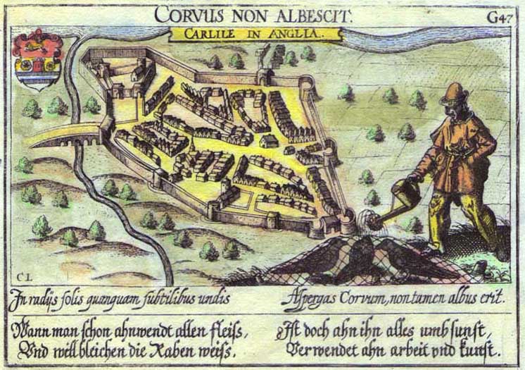 Carlisle Map 1700